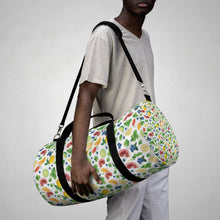 Load image into Gallery viewer, Vibrant Fruit Print Duffel Bag - Perfect for Travel and Gym