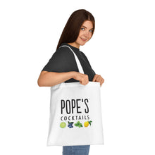 Load image into Gallery viewer, Pope's Cocktails CreatedTo-Go Cotton Tote Bag