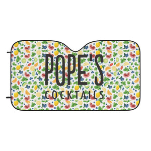 Pope's Cocktails Car Sun Shades