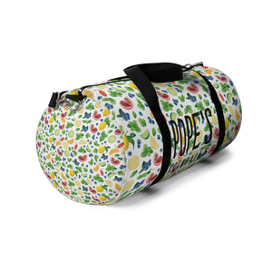 Vibrant Fruit Print Duffel Bag - Perfect for Travel and Gym