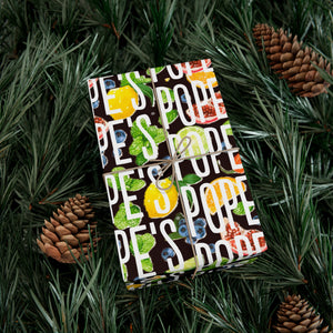 Celebrate Pope's with this colorful giftwrap