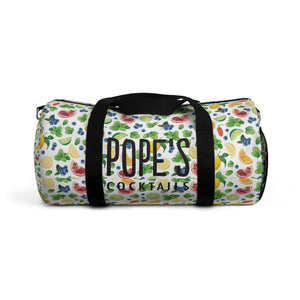 Vibrant Fruit Print Duffel Bag - Perfect for Travel and Gym