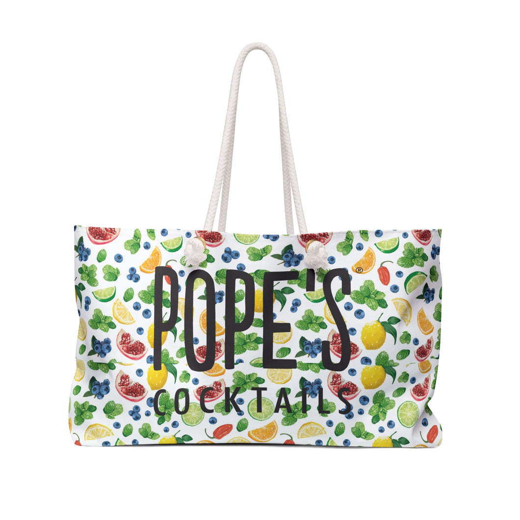 Colorful Cocktail Weekender Bag - Perfect for Parties & Travel