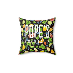 Pope's Cocktails Citrus Fruit Decorative Pillow - Full Fruit Pattern