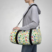 Load image into Gallery viewer, Vibrant Fruit Print Duffel Bag - Perfect for Travel and Gym
